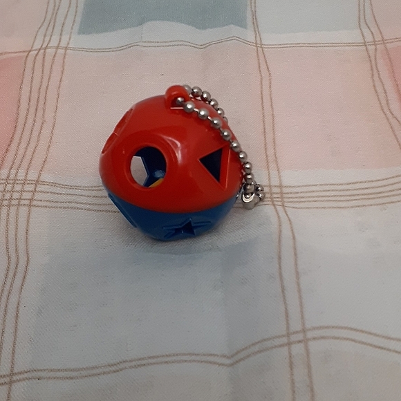 Tupperware Shape Sorting Ball Key Chain Vintage Hong Kong - Picture 1 of 5